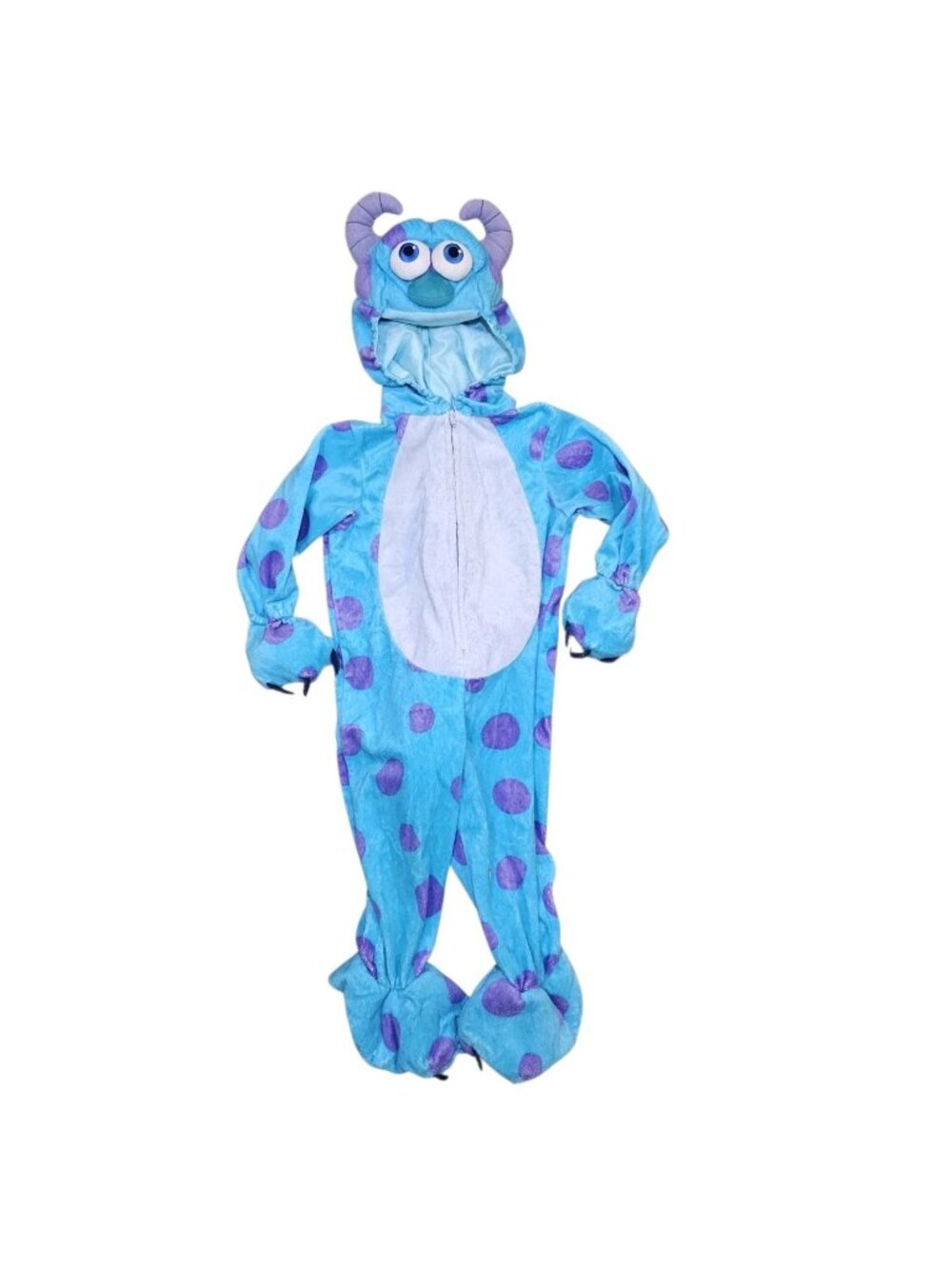 VTG Disney MONSTER'S INC Plush SULLY Costume Sz 24 Months Blue Purple Halloween